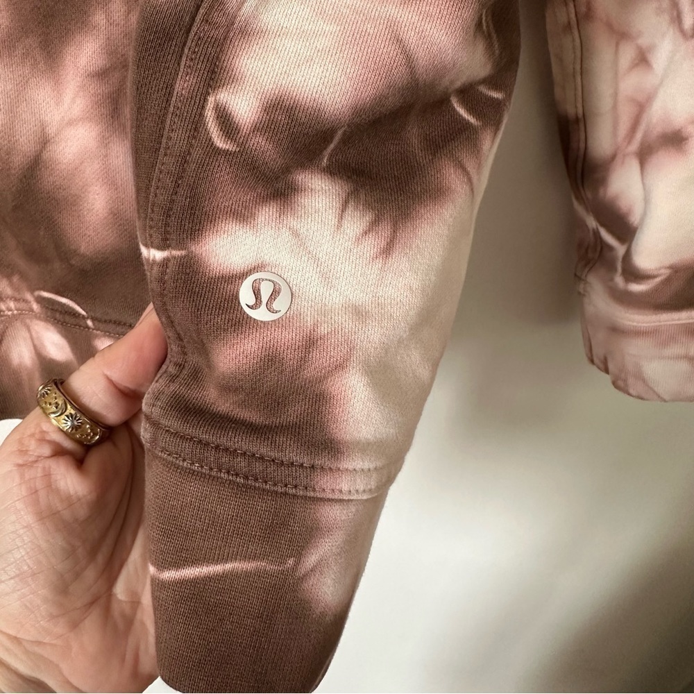 Lululemon All Yours Hoodie Earth Dye Clay Size 6 Oversized Neutral - Picture 4 of 7